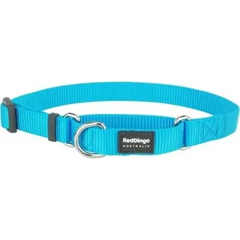 Obojek pro psa Ob. polos. RD 15 mm x 26-40 cm - Jednob- Tyrkysová