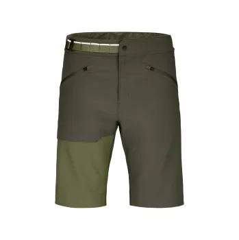 Pánské kraťasy Ortovox Brenta Shorts M dark wild herbs L; Zelená kraťasy + DÁREK DLE VÝBĚRU!