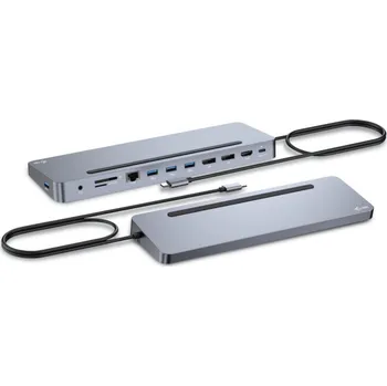Notebook i-tec USB-C Metal Ergonomic 3x 4K Display Docking Station, Power Delivery 100 W