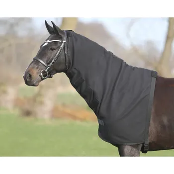 Deka pro koně Q-essentials Krční díl Q-essentials, fleecový, černý Délka zad: M