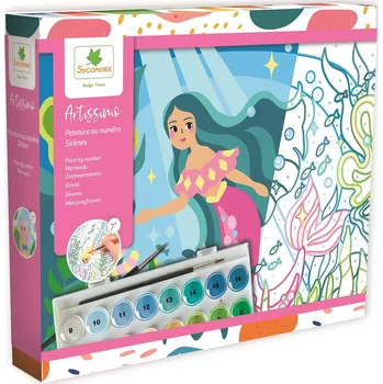 Výtvarná sada Artissimo - malování podle čísel - mořské panny