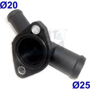 Chladič motoru Příruba chladiva MEAT & DORIA 93158