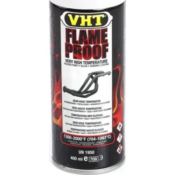 VHT Flameproof žáruvzdorná barva do 1093°C, bílá základová, 400ml