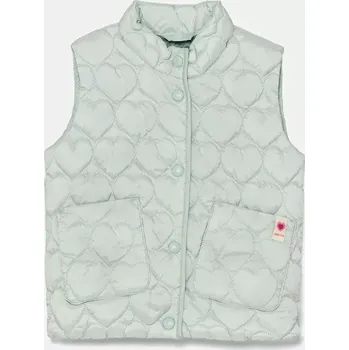 Chlapecká vesta Dětská vesta United Colors of Benetton tyrkysová barva, 2YCUGJ00L 2YCUGJ00L.P.Seasonal 60X, vel. 104