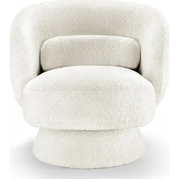 Křeslo Křeslo BOSSA NOVA otočné bílá colin bouclé