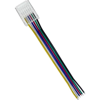 LED páska Připojovací konektor -LED pásku 12 mm RGB CCT s vodiči pro controller