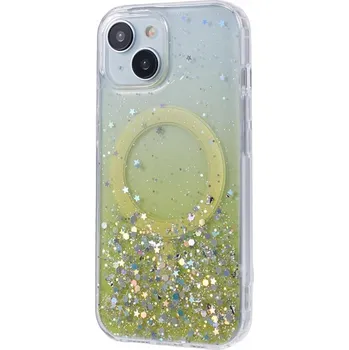 Pouzdro na mobilní telefon JTW gelový obal s MagSafe na iPhone 13 - žlutý