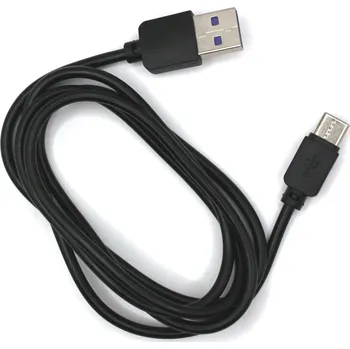 Vývojová deska Datový a nabíjecí kabel USB-C/USB-A, 1m, černý