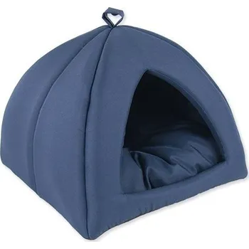 Pelíšek pro psa Kukaň Dog Fantasy Basic tmavě modrá 43x43x35cm