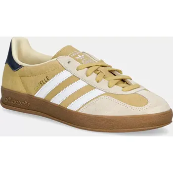 Pánské tenisky Semišové tenisky adidas Originals Gazelle Indoor žlutá barva, JI3523 17X, EUR 44