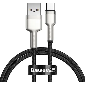 Datový kabel Baseus CAKF000101 Cafule Metal Datový Kabel USB-USB-C 66W 1m Black