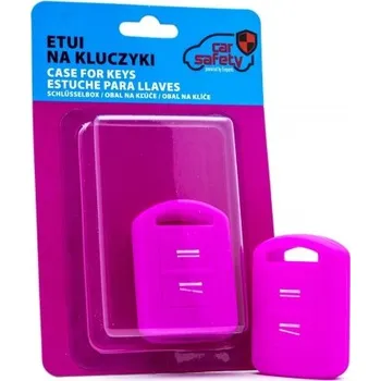 Růžové silikonové pouzdro na klíče Opel - stylový doplněk pro vaše auto CARSAFETY