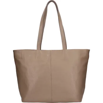 Kabelka Dámská kožená kabelka Italia Zitta - světle hnědá