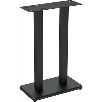 Zahradní stůl Zahradní vyšší stolová podnož BOWEN černá pro obdélníkové desky max 140x80cm