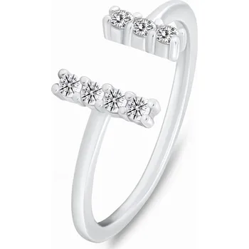 Prsten Brilio Silver Okouzlující stříbrný prsten se zirkony RI113W 50 mm + 2 měsíce na vrácení zboží