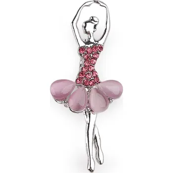 Brož Brož baletka Varianta: 4 růžová, Balení: 1 ks