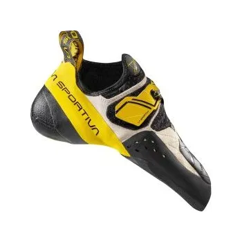 Horolezectví La Sportiva Solution 4617349 white/yellow_W00Y00 EU 37,5 lezečky + DÁREK DLE VÝBĚRU!