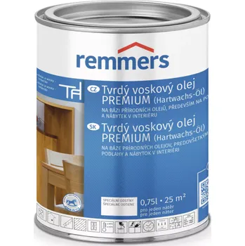 barva a nátěr na dřevo REMMERS Tvrdý voskový olej PREMIUM Odstín: Hemlock, Velikost balení: 0.75 l