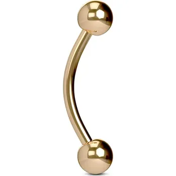 Piercing Piercing do obočí rose gold (Růžové zlato – jemnost, co má styl)