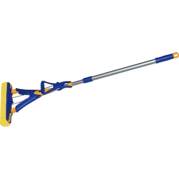 mop PVA mop ždímací s násadou, rozměry houby: 27x10cm, délka tyče max:135cm