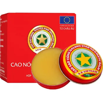 Masážní přípravek Mentolový masážní krém hřejivý, Golden Star, 3 g