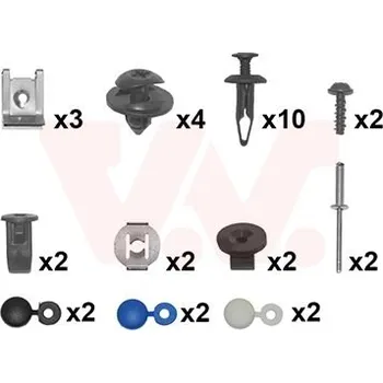 Nárazník Montážní sada, nárazník VAN WEZEL 1808794