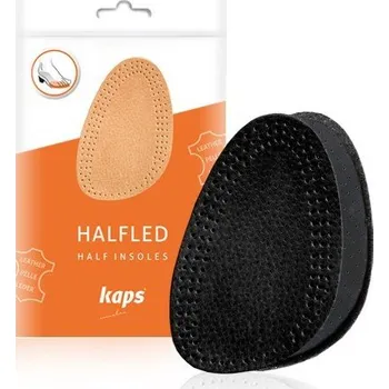 Vložka do bot Dámské vložky do lodiček černé kožené z vepřové kůže Halfled Black 35-36