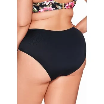 Dámské plavky Spodní díl plavek Ava Lingerie SF 219/3 Floral Černo-barevná 2XL