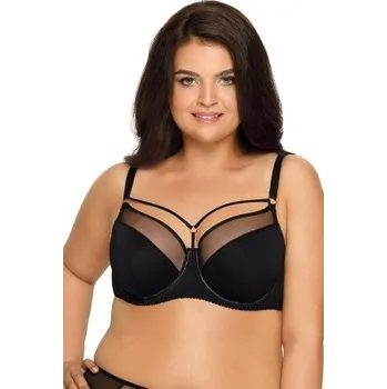 Podprsenka Nevyztužená podprsenka Ava Lingerie 1923 Protea Černá 70E