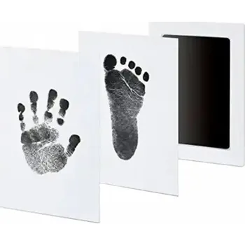 Sada otisků rukou a nohou 8 x 12,5 cm, černá