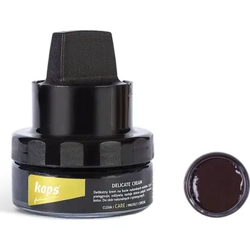 Pleťový krém Krém na kožené boty s aplikátorem Delicate Cream 50ml, tmavě hnědý