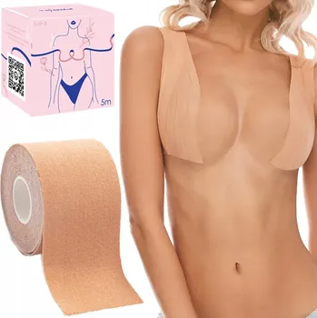 Podprsenka Páska na držení tvaru, modelování poprsí, béžová