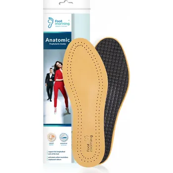 Vložka do bot Kožené vložky do bot s aktivním uhlím absorbujícím pot Anatomic, EU 41