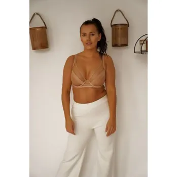 Podprsenka Nevyztužená podprsenka Kinga Lou SC-932 Béžová 80C