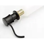 Gamma Retro, dávkovač saponátu pro kuchyňský dřez 400ml, černá retro, GMA-DOZR-BK