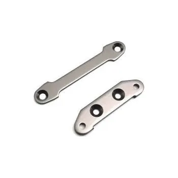 RC model Front suspension plate set Kyosho Optima Pro (2) Gun Metal - expresní doprava