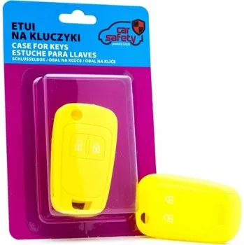 Žluté silikonové pouzdro na klíče Chevrolet Opel Vauxhall EPKC28 CARSAFETY