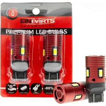 Osvětlení automobilu Einparts EPL319 diody LED W21/5W 7443 4 SMD 3570 CANBUS 2 ks automobilové retrofit žárovky EINPARTS AUTOMOTIVE