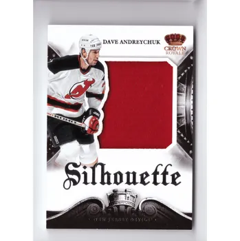 Sběratelská karetní hra 2013-14 Panini Crown Royale DAVE ANDREYCHUK Silhouette Jersey