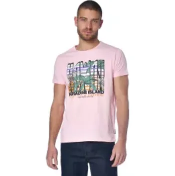 Pánská móda La Maison Blaggio Magic pánské tričko růžové
