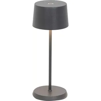 Venkovní osvětlení Zahradní lampička OLIVIA antracit - 20 cm