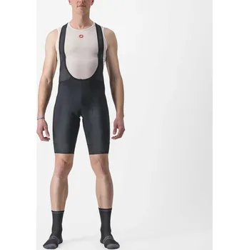 Cyklistické kalhoty CASTELLI Cyklistické kalhoty krátké s laclem - ENTRATA 2 - černá M