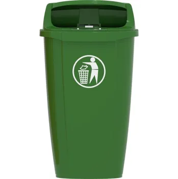 Odpadkový koš NAODPAD Městský odpadkový koš 50 l OPTIMA zelený