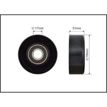 Napínací kladka, žebrovaný klínovy řemen CAFFARO 500508