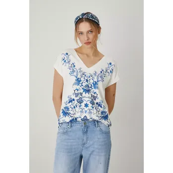 Pánské tričko Bavlněné tričko Medicine béžová barva RS25.TSD710 01X, vel. XS