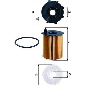 Olejový filtr Olejový filtr MAHLE OX 171/16D