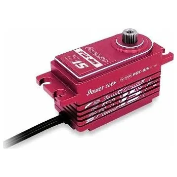 Modelářský materiál Servo Power HD D15 Red Low Profile Reverse wire Drift/TC(18kg/0.085s) - expresní doprava