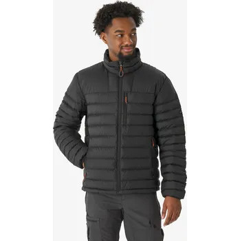 FORCLAZ Pánská turistická péřová bunda MT 500 S ČERNÁ