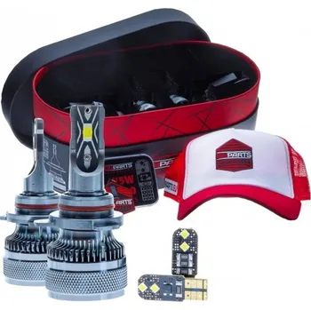 Osvětlení automobilu Einparts EPLH101 6000K LED žárovky potkávací/dálkové HIR2 + W5W prémiová sada EINPARTS AUTOMOTIVE