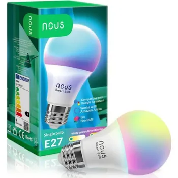 Žárovka Nous P3 Smart Wi-Fi Bulb RGB E27 - chytrá žárovka RGB E27
